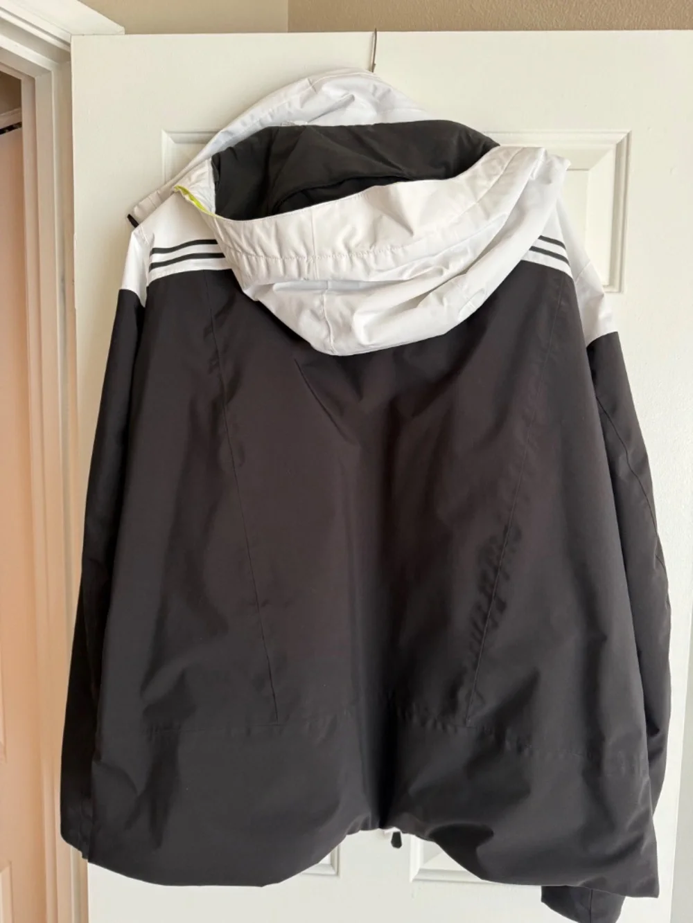 Helly Hansen‎ Alpha Infinity Ski Jacket Mens 2XL White Black coat ski snowboard